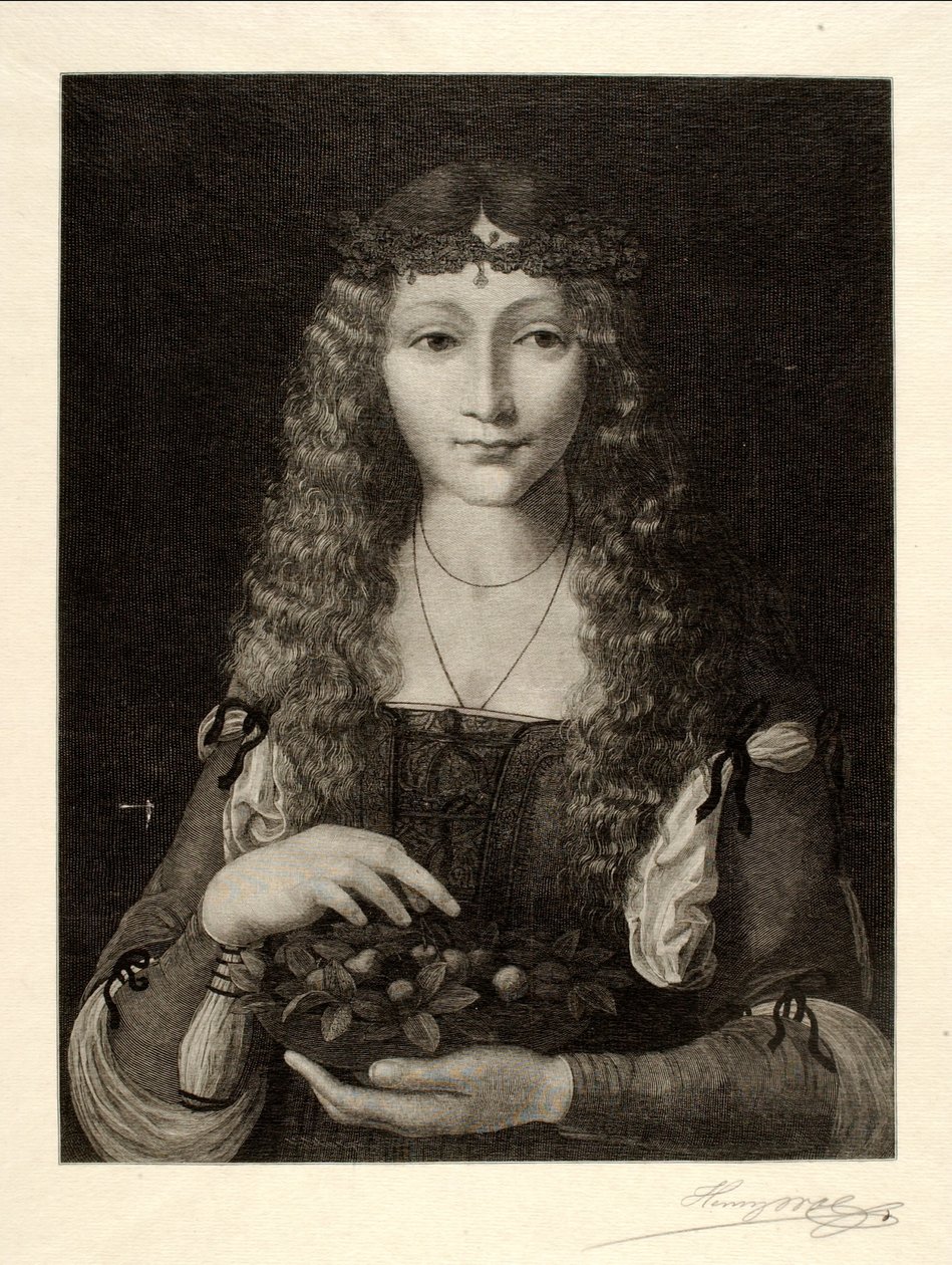 Portrait of a Girl by Henry Wolf