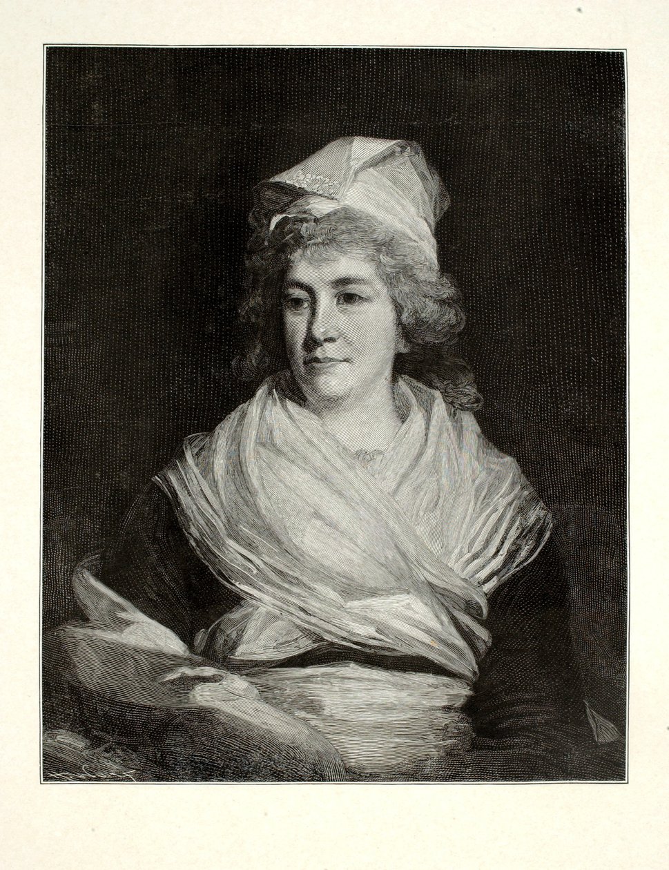 Sally Franklin (Sarah Bache) by Henry Wolf