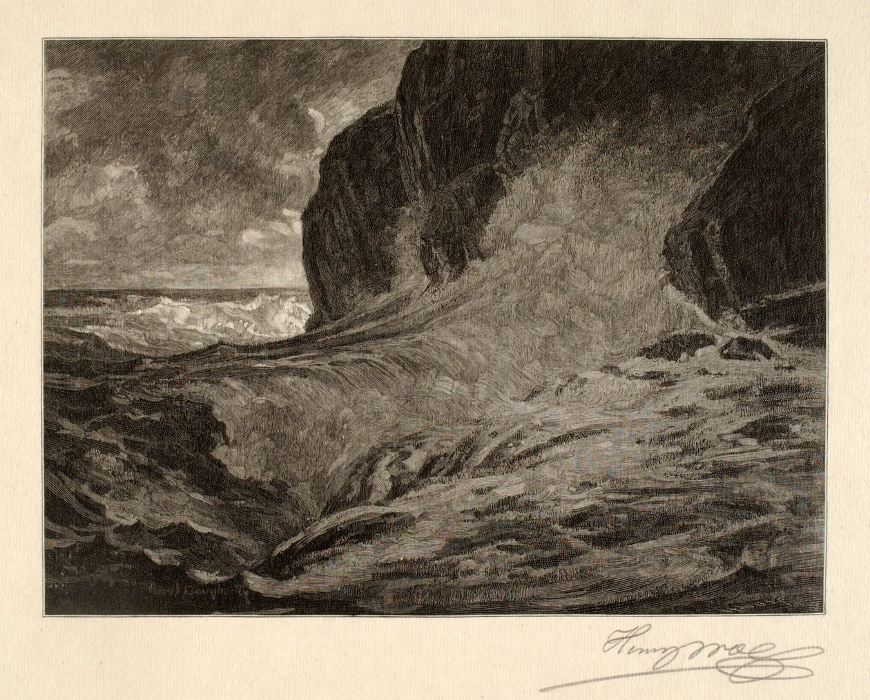 The Maine Coast (The Onrush) by Henry Wolf