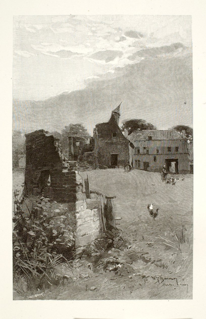 The Ruins of Hougomont by Henry Wolf