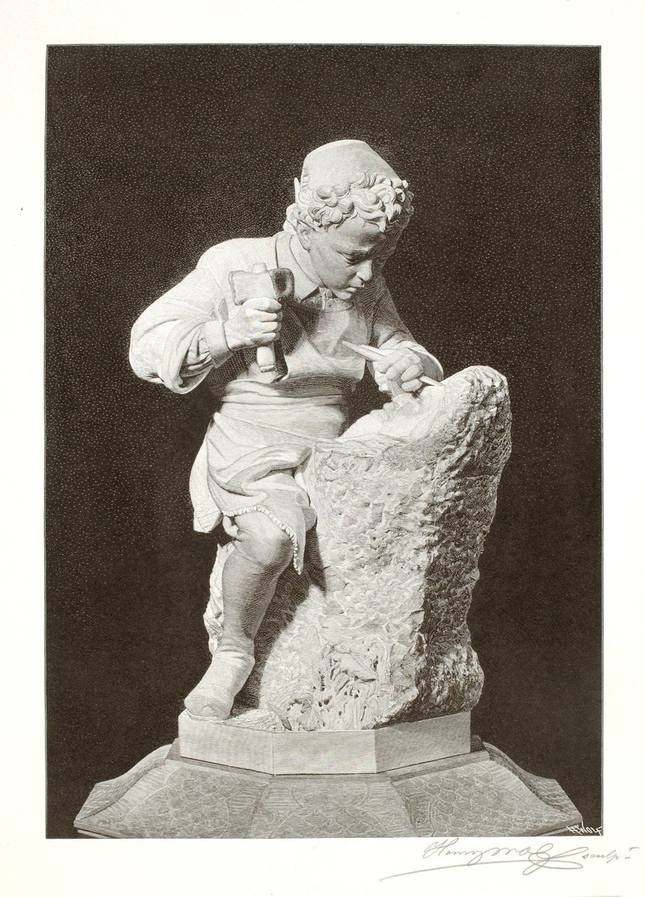 Young Michelangelo by Henry Wolf