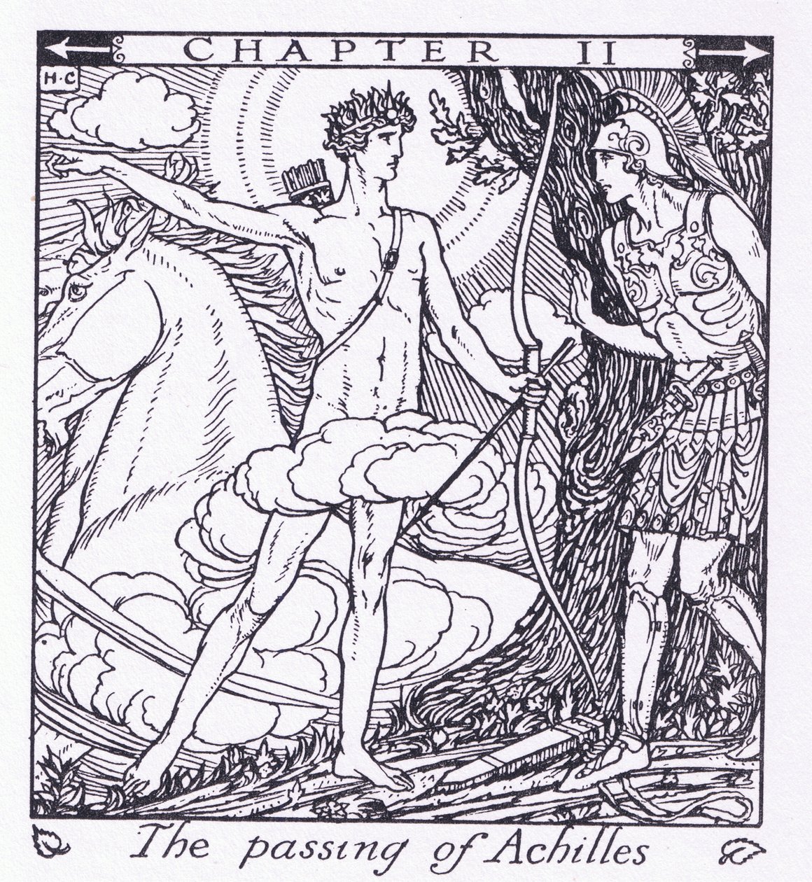 The Passing of Achilles by Herbert Cole