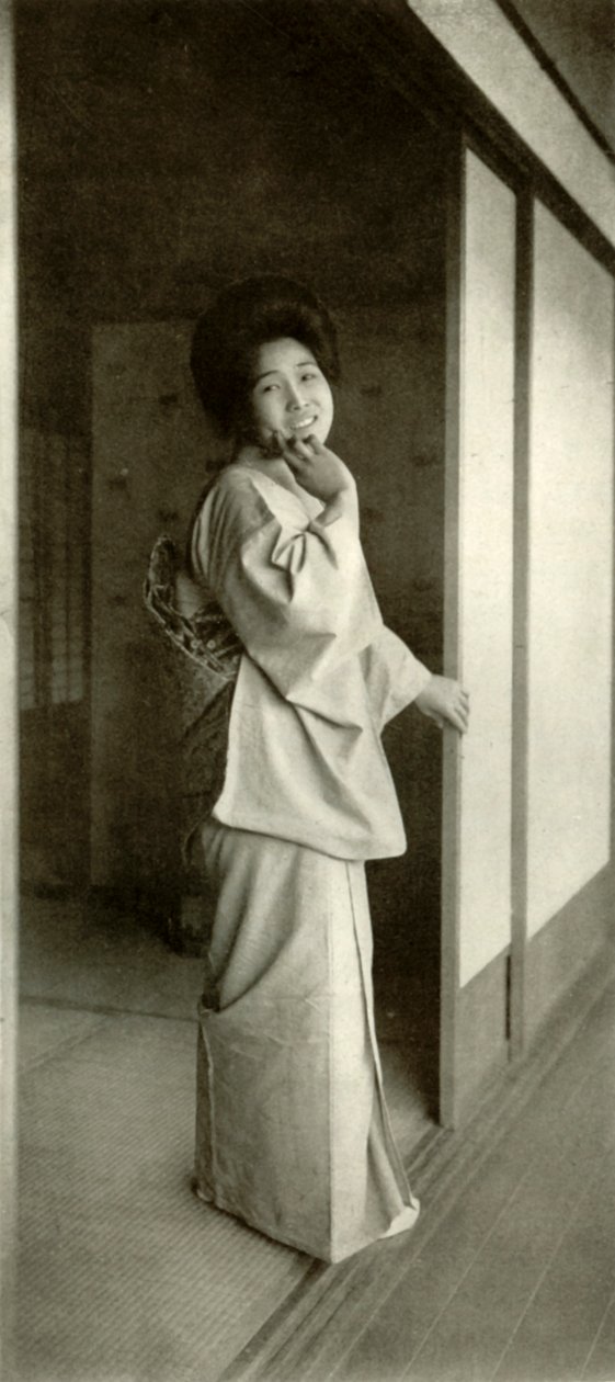 A Maid of Fair Japan by Herbert Ponting