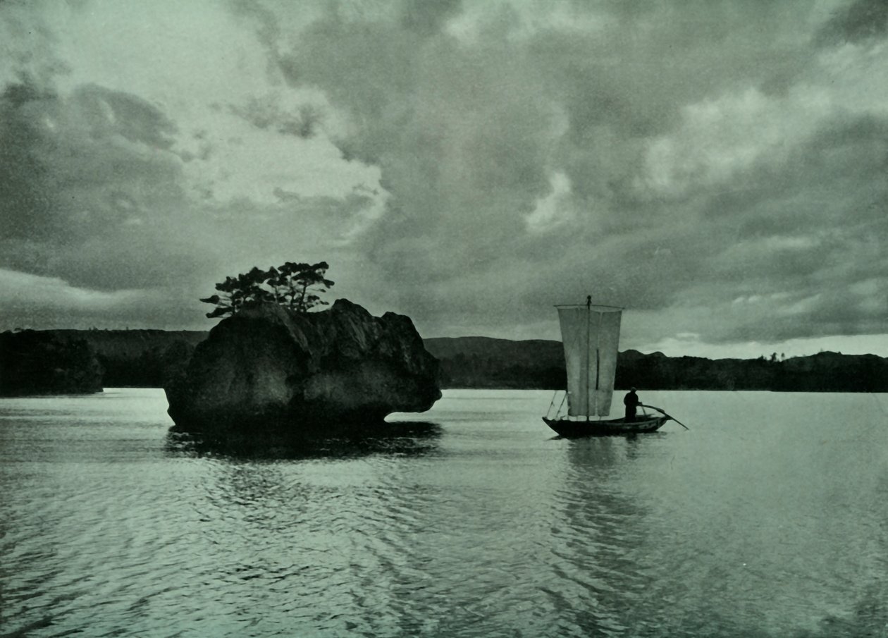 Evening on the Inland Sea by Herbert Ponting