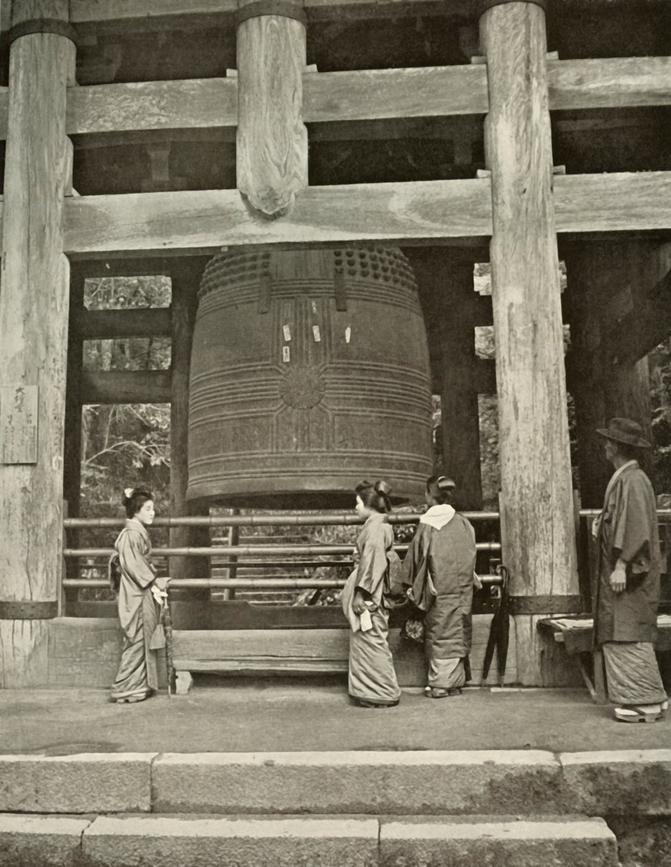 The Great Bell at Chio-In Temple by Herbert Ponting