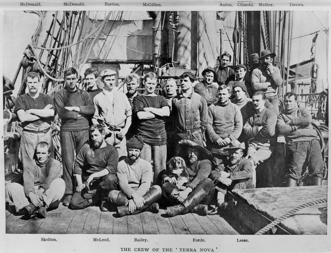 The Crew of the Terra Nova by Herbert Ponting