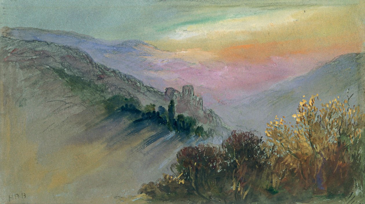 Mountain Landscape by Hercules Brabazon Brabazon