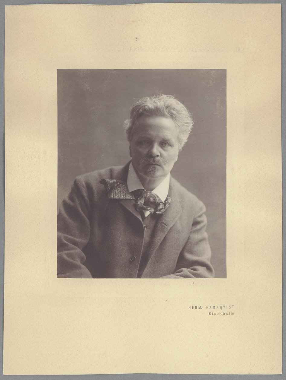 August Strindberg by Herman Hamnqvist