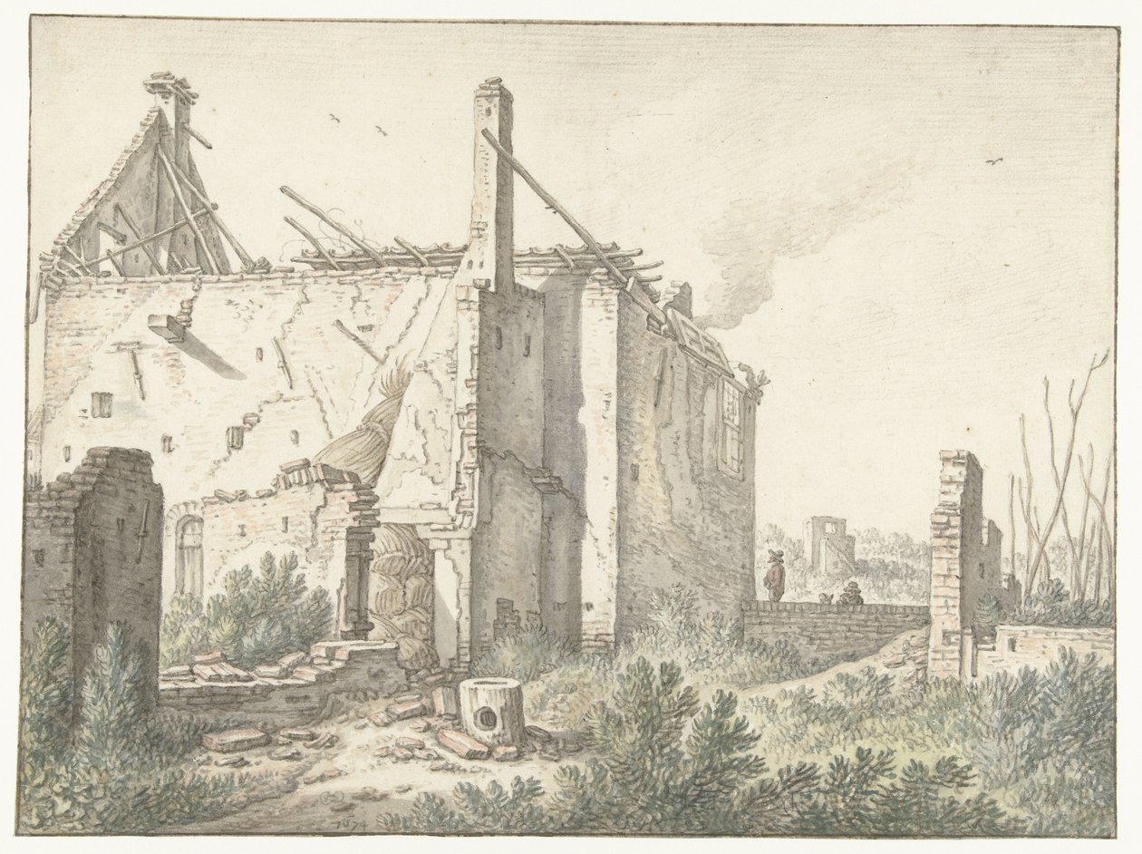 Ruins of a House in Utrecht by Herman Saftleven