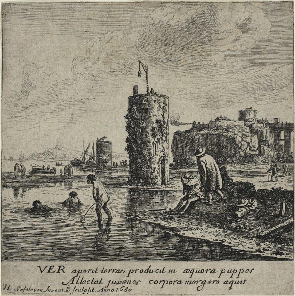 Spring by Herman Saftleven