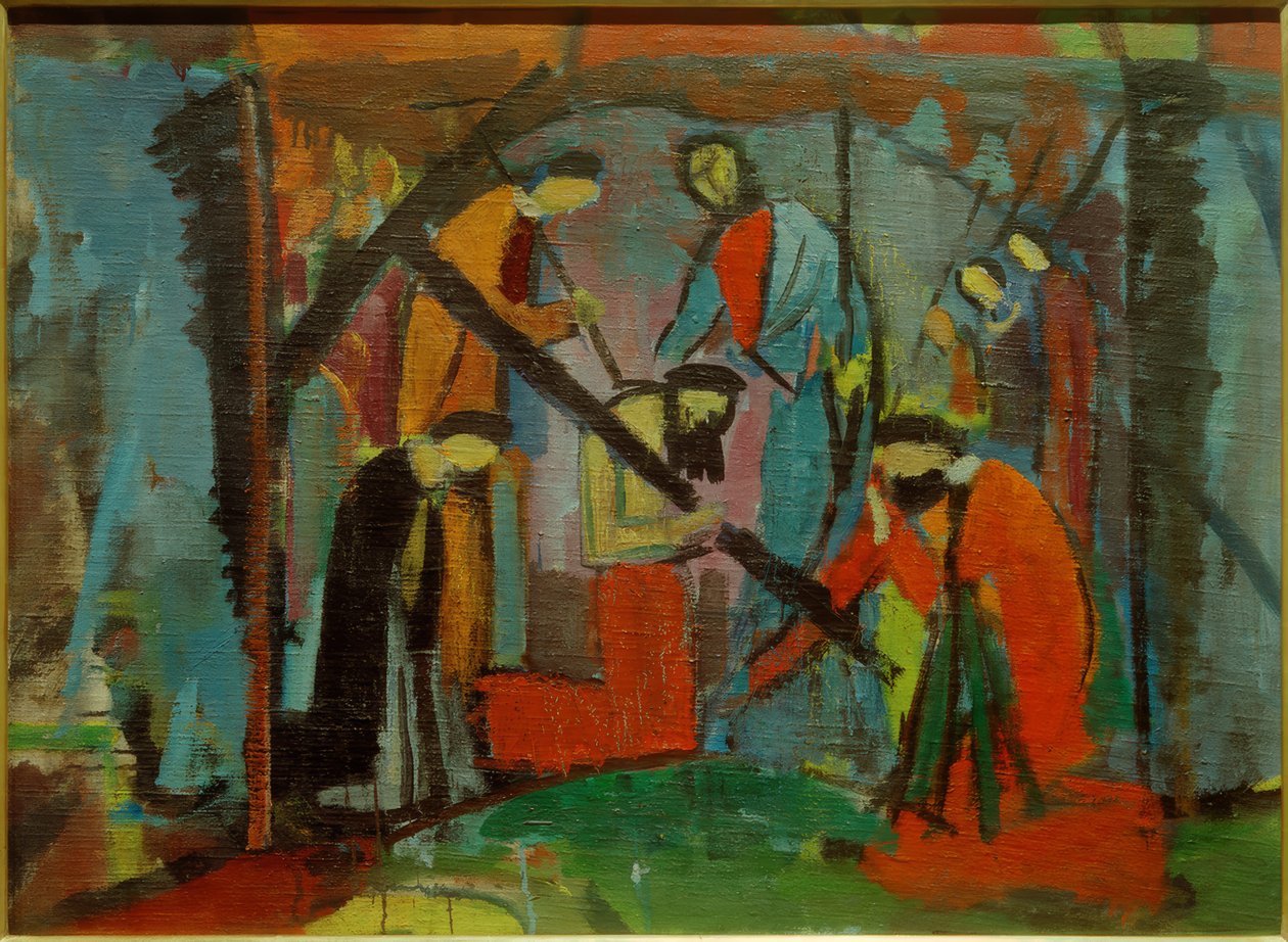 Carrying the Cross II by Hermann Stenner