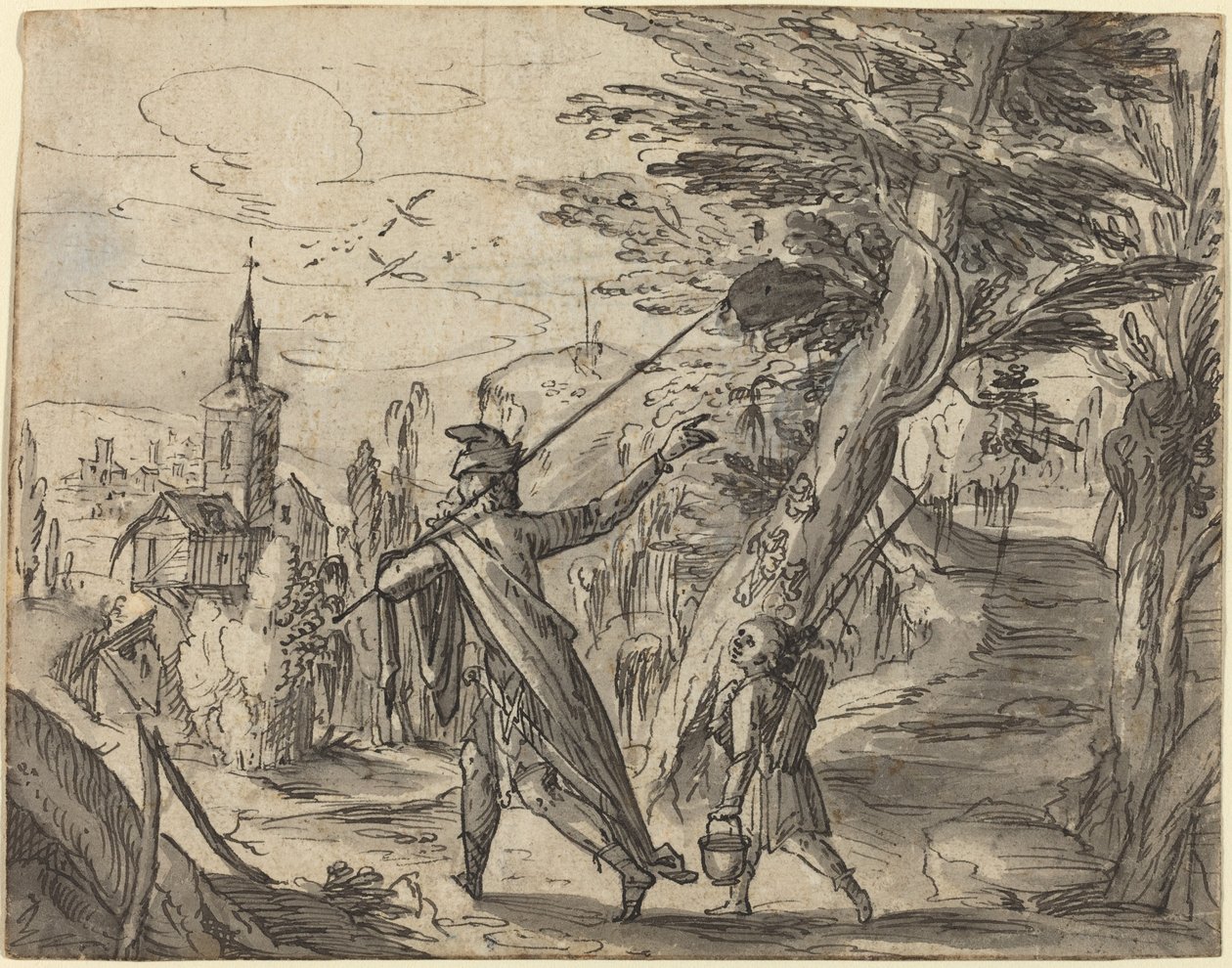 Abraham and Isaac by Hermann Weyer