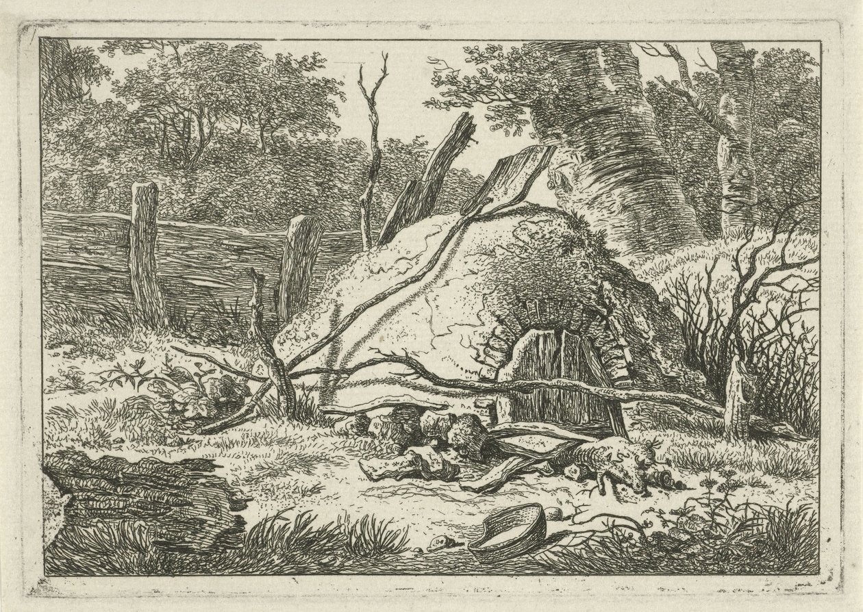 Oven with Shovel by Hermanus Fock