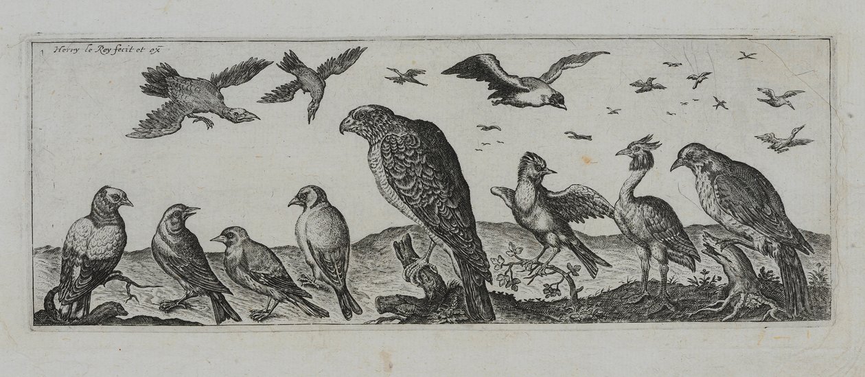 Old Master Engraving by Herry Le Roy