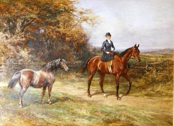 Lady Denman (1884-1954) by Heywood Hardy