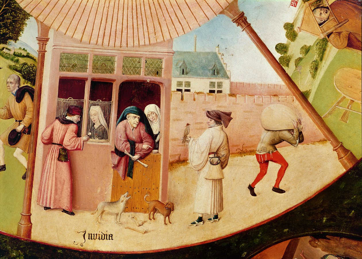 Envy, (detail) by Hieronymus Bosch