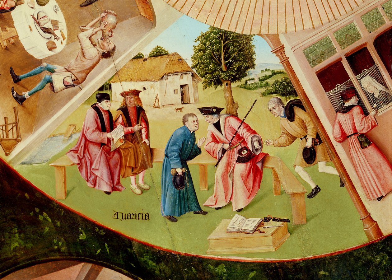 Greed (detail) by Hieronymus Bosch