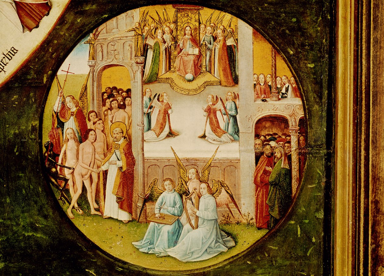 Paradise, detail from the Table of the Seven Deadly Sins and the Four Last Things by Hieronymus Bosch