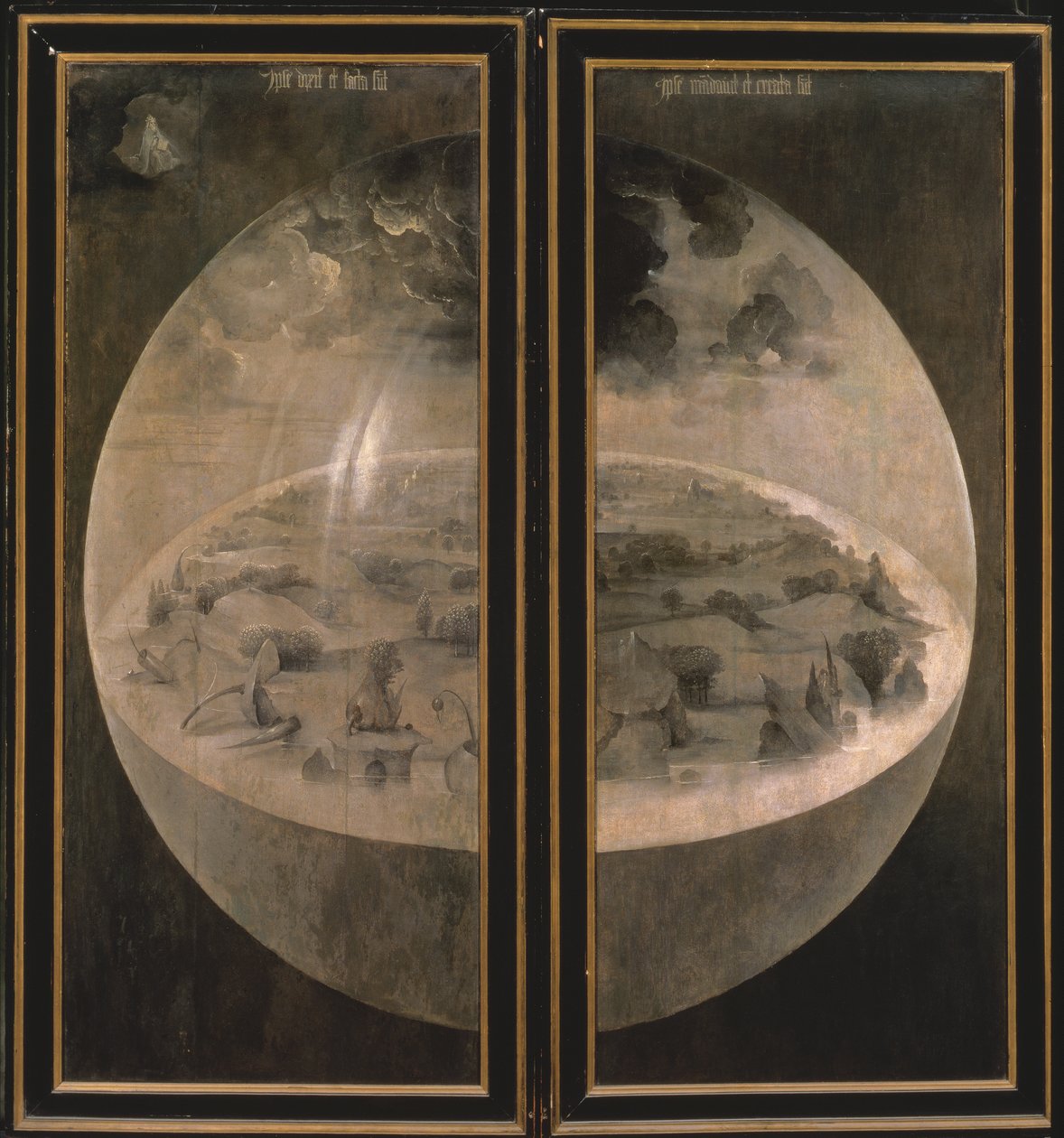 The Creation of the World (closed doors of the triptych 