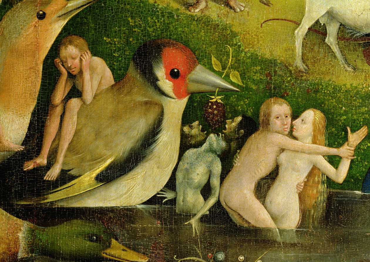 The Garden of Earthly Delights: Allegory of Luxury, central panel of triptych (detail) by Hieronymus Bosch
