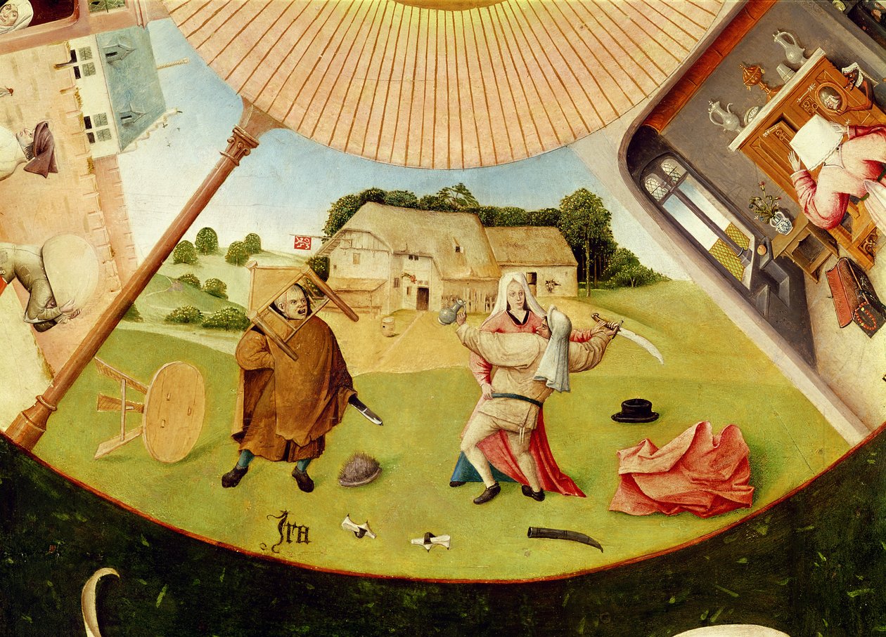 Wrath (detail) from the Table of the Seven Deadly Sins and the Four Last Things by Hieronymus Bosch