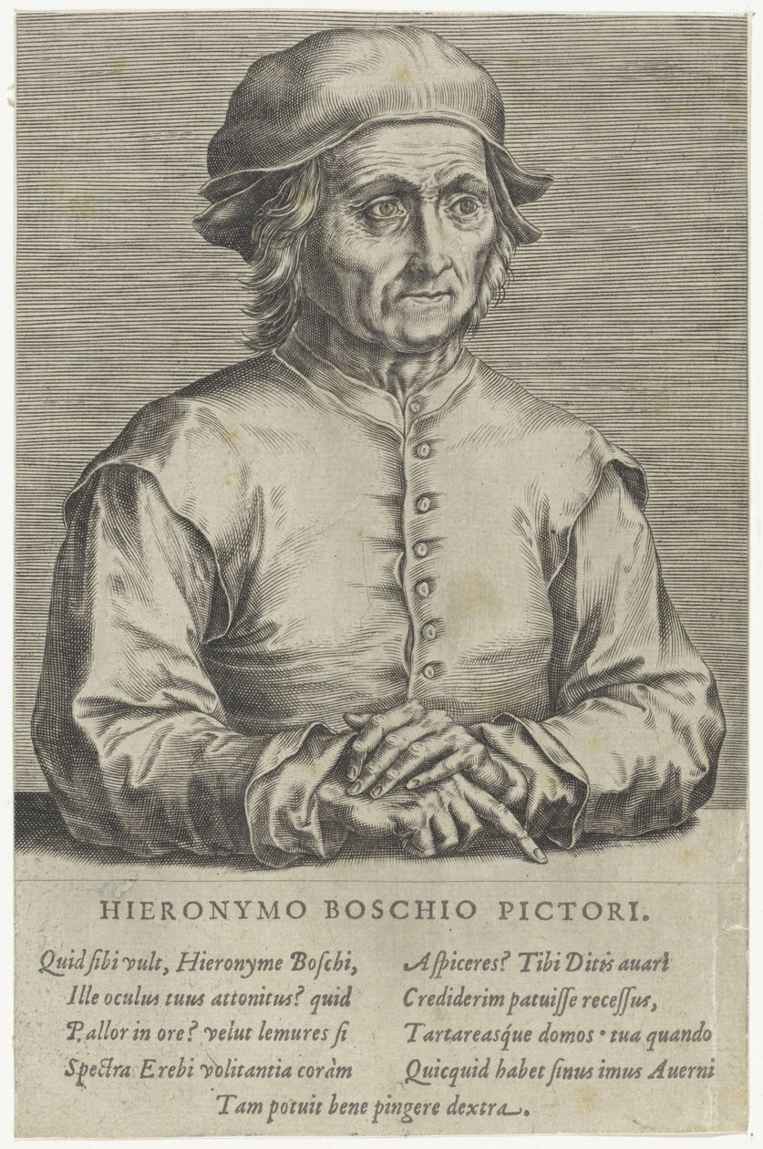 Portrait of Hieronymus Bosch by Hieronymus (after) Bosch