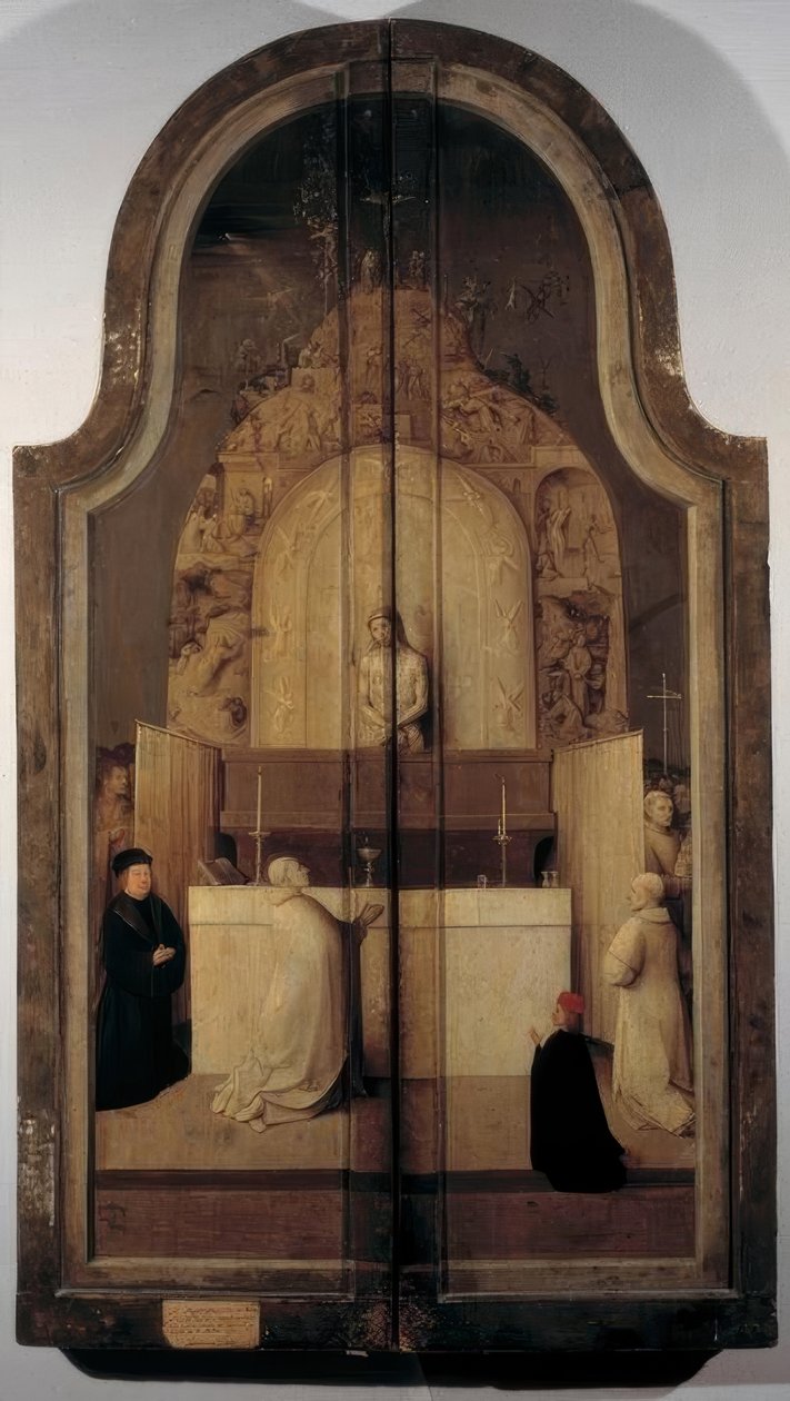 The Mass of Saint Gregory by Hieronymus Bosch