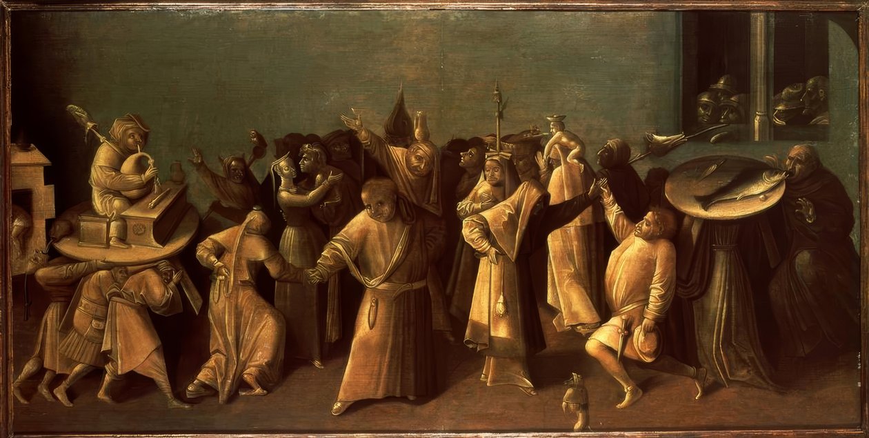 The Fight Between Carnival and Lent by Hieronymus Bosch