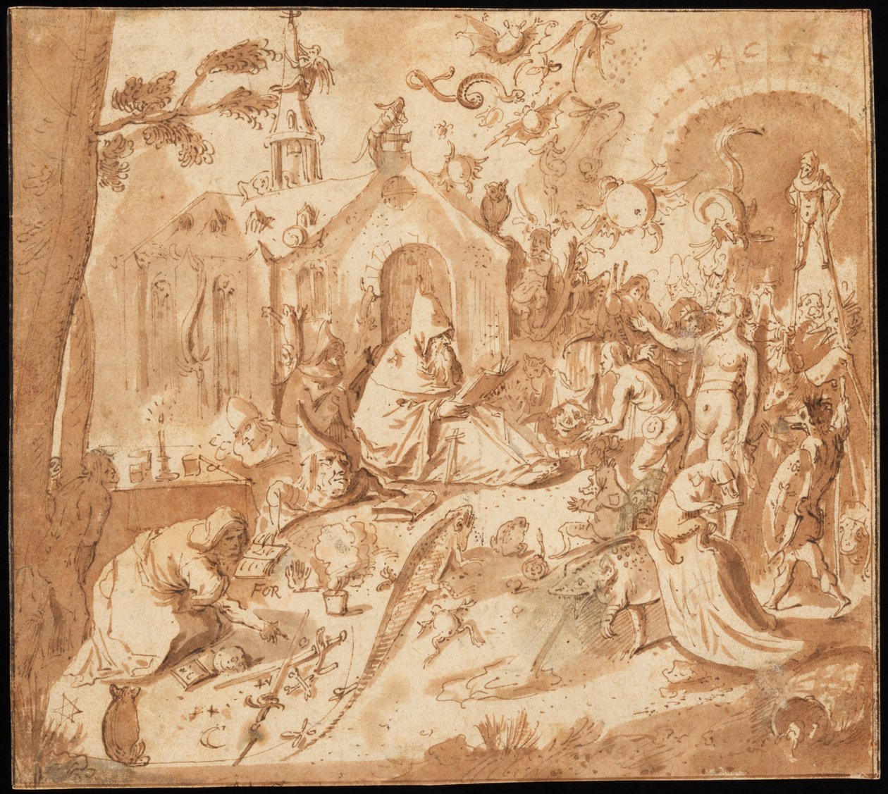 Temptation of St Anthony by Hieronymus Bosch