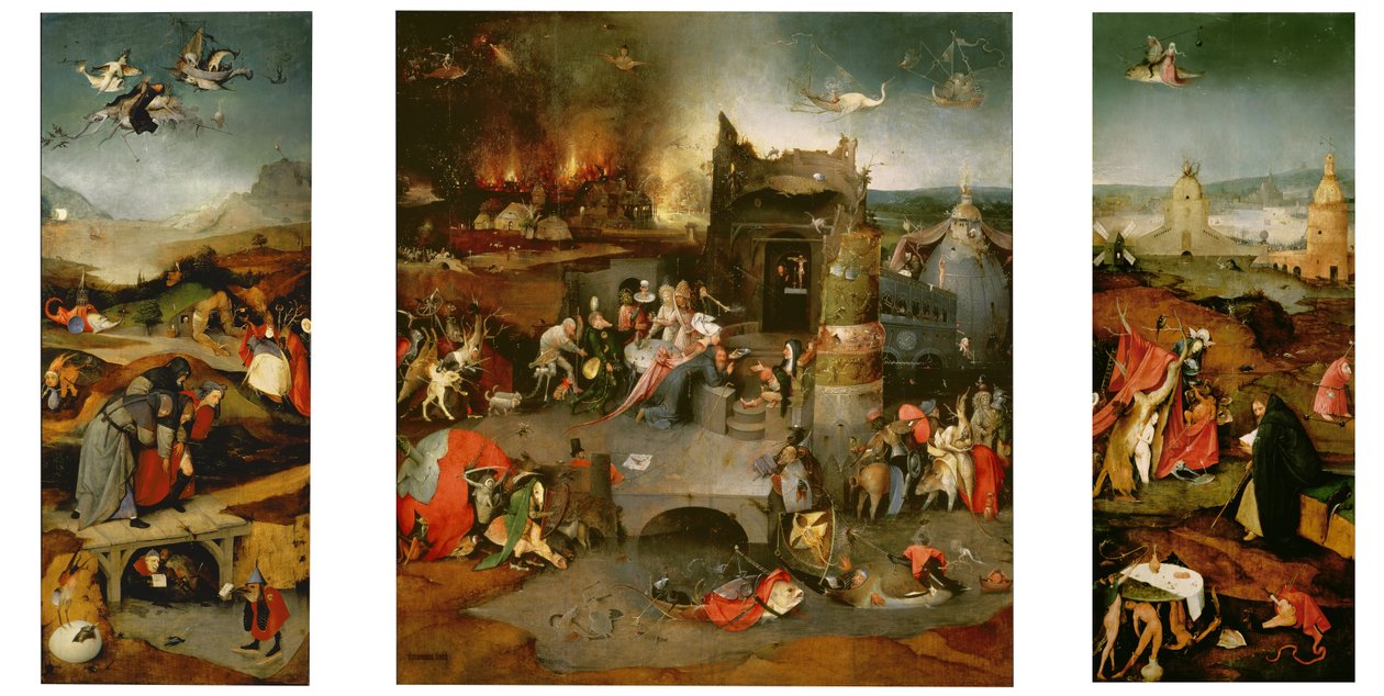 Temptation of St. Anthony by Hieronymus Bosch