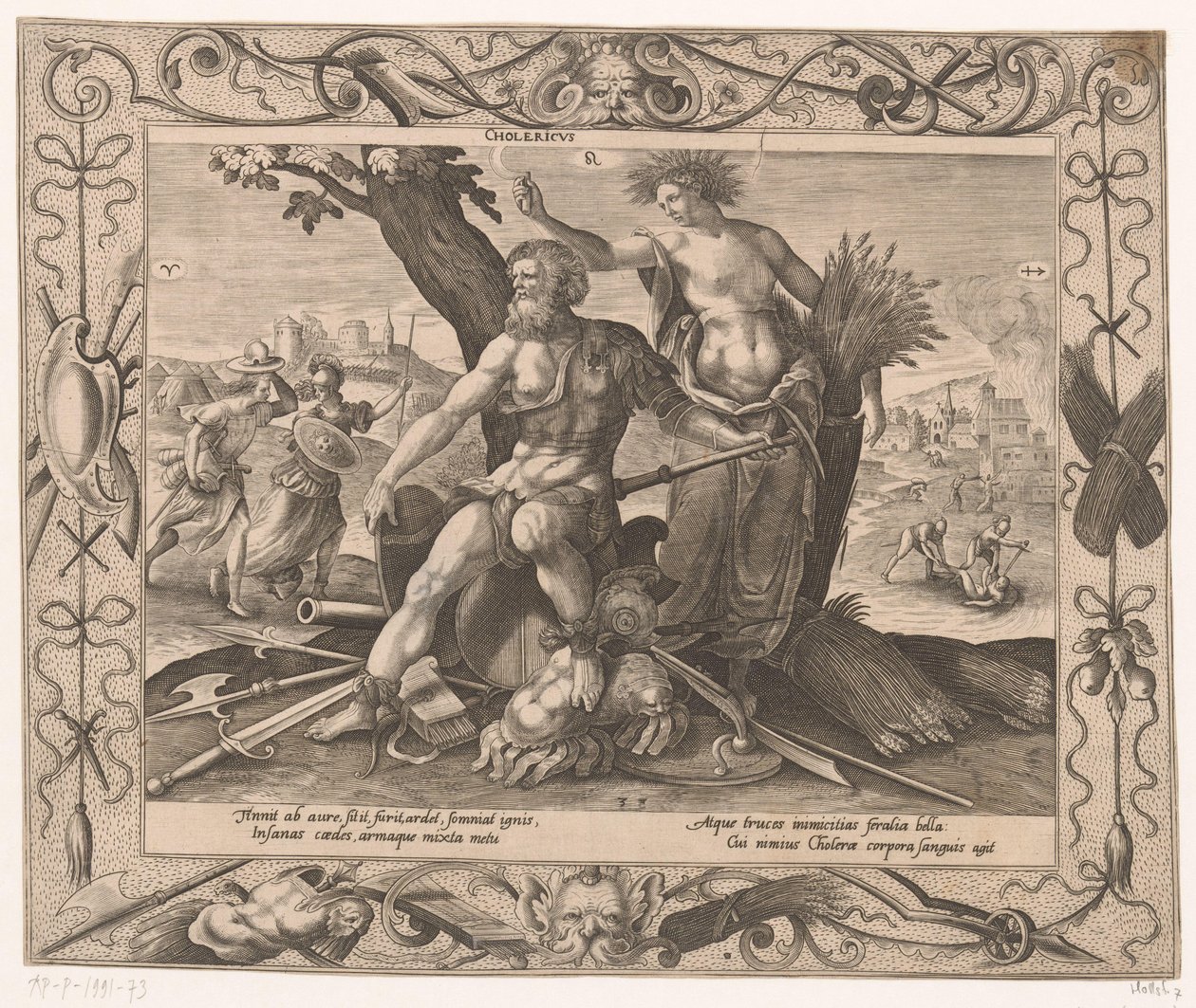 Choleric (Four Temperaments) by Hieronymus Lederer