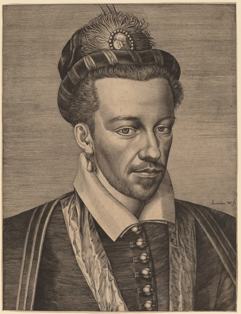 Henry of Navarre by Hieronymus Wierix