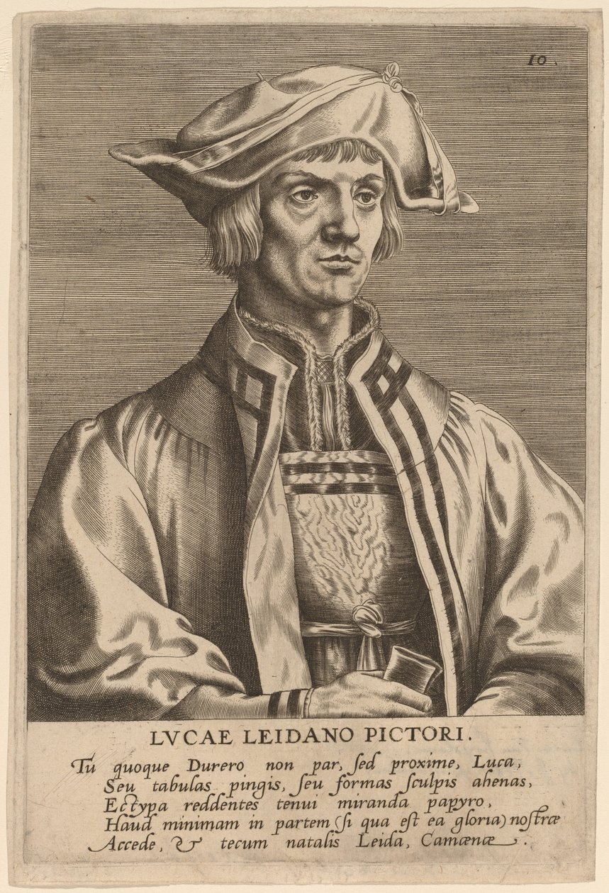Lucas van Leyden by Hieronymus Wierix