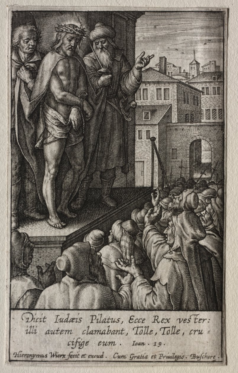 The Passion: Ecce Homo by Hieronymus Wierix