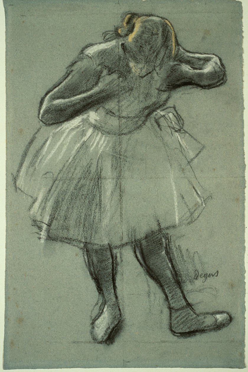 Dancer Bending Forward by Hilaire Germain Edgar Degas