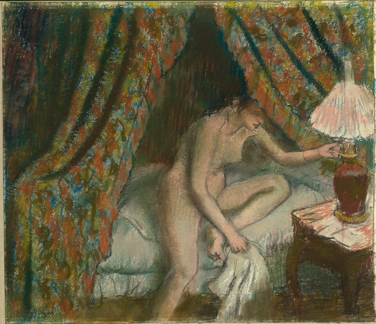 Retiring by Hilaire Germain Edgar Degas