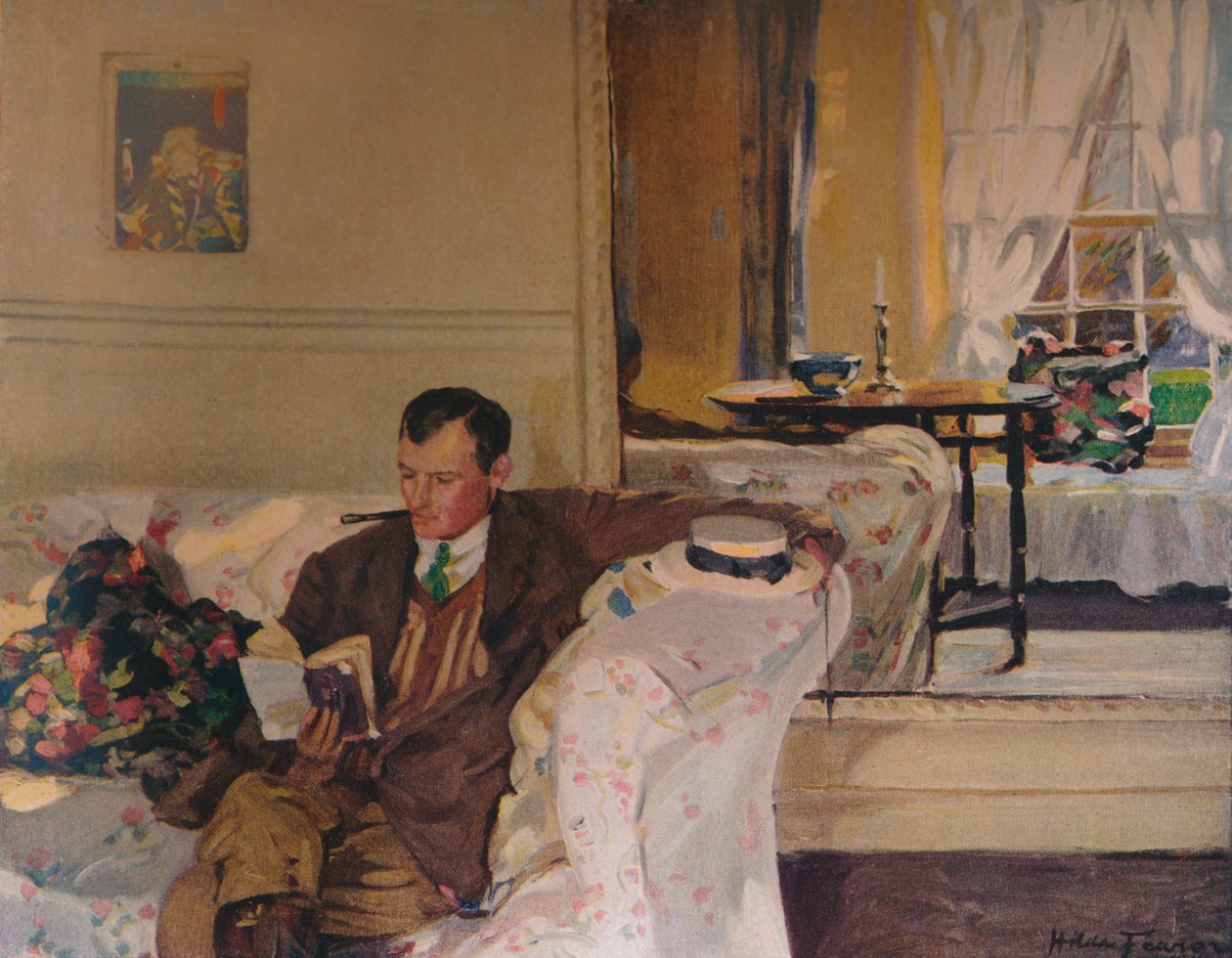 Portrait of Algernon Talmage by Hilda Fearon