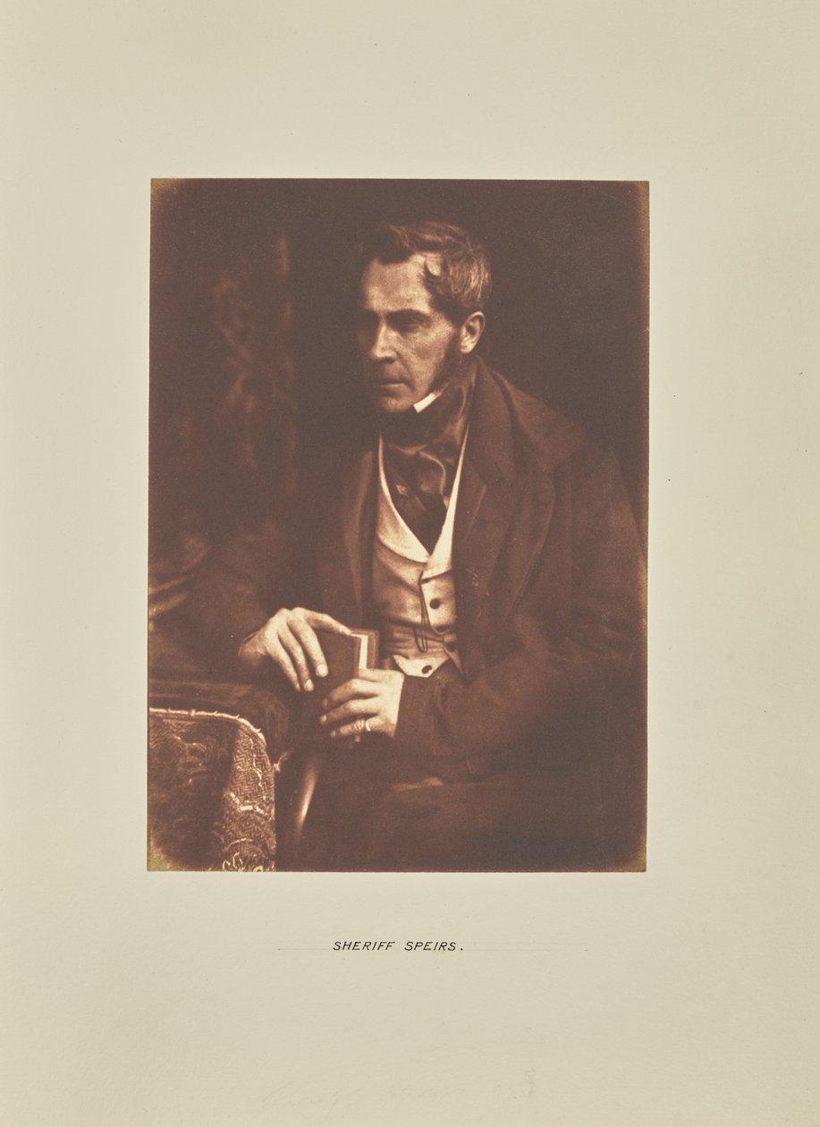 Sheriff Spiers by Hill and Adamson