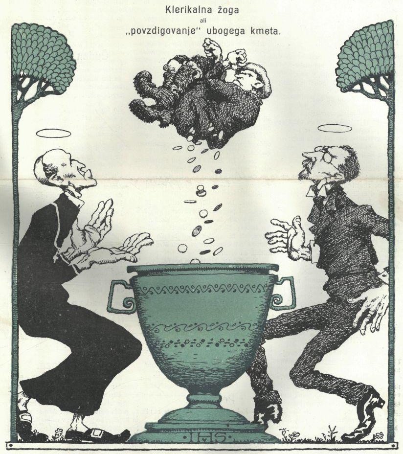 Clerical Ball or Elevation of the Poor Peasant by Hinko Smrekar