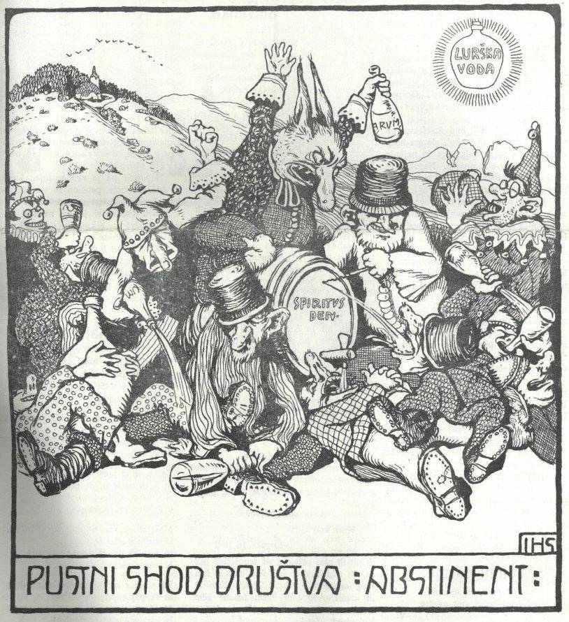 Desert Procession of the Abstinence Society by Hinko Smrekar