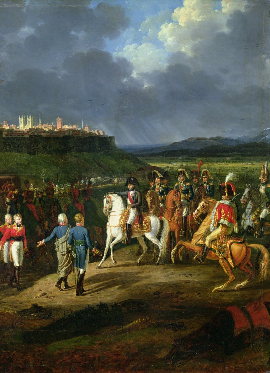 The English Prisoners at Astorga Being Presented to Napoleon Bonaparte (detail) by Hippolyte Lecomte