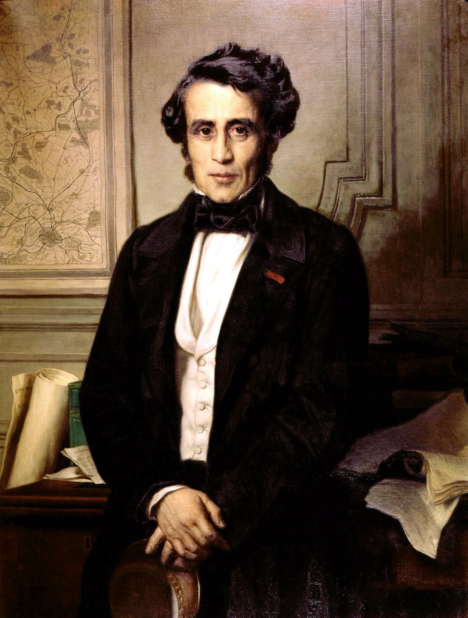 Emile Pereire by Hippolyte (1797 1856) (after) Delaroche