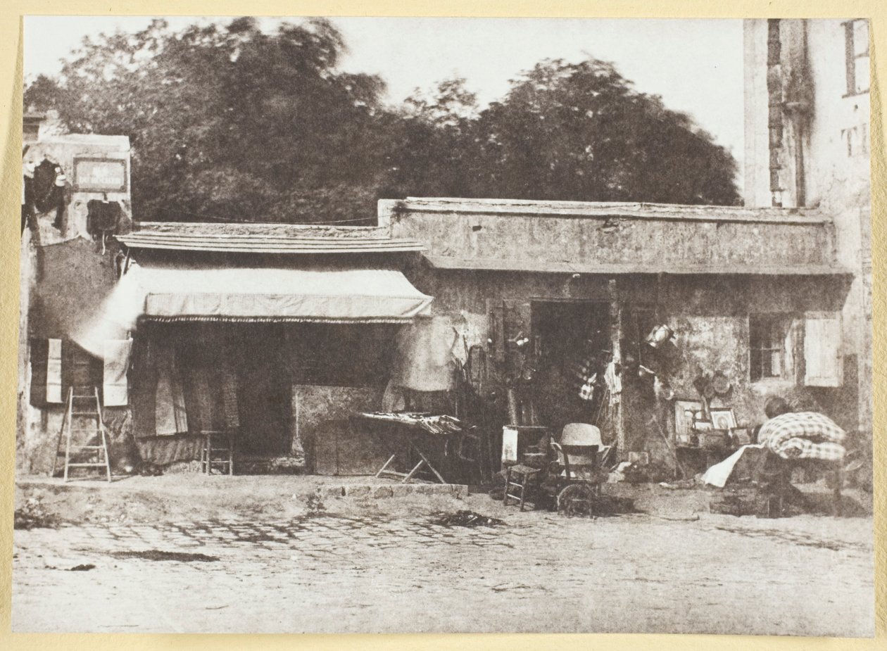 Antique Dealers on Rue de Rocher by Hippolyte Bayard
