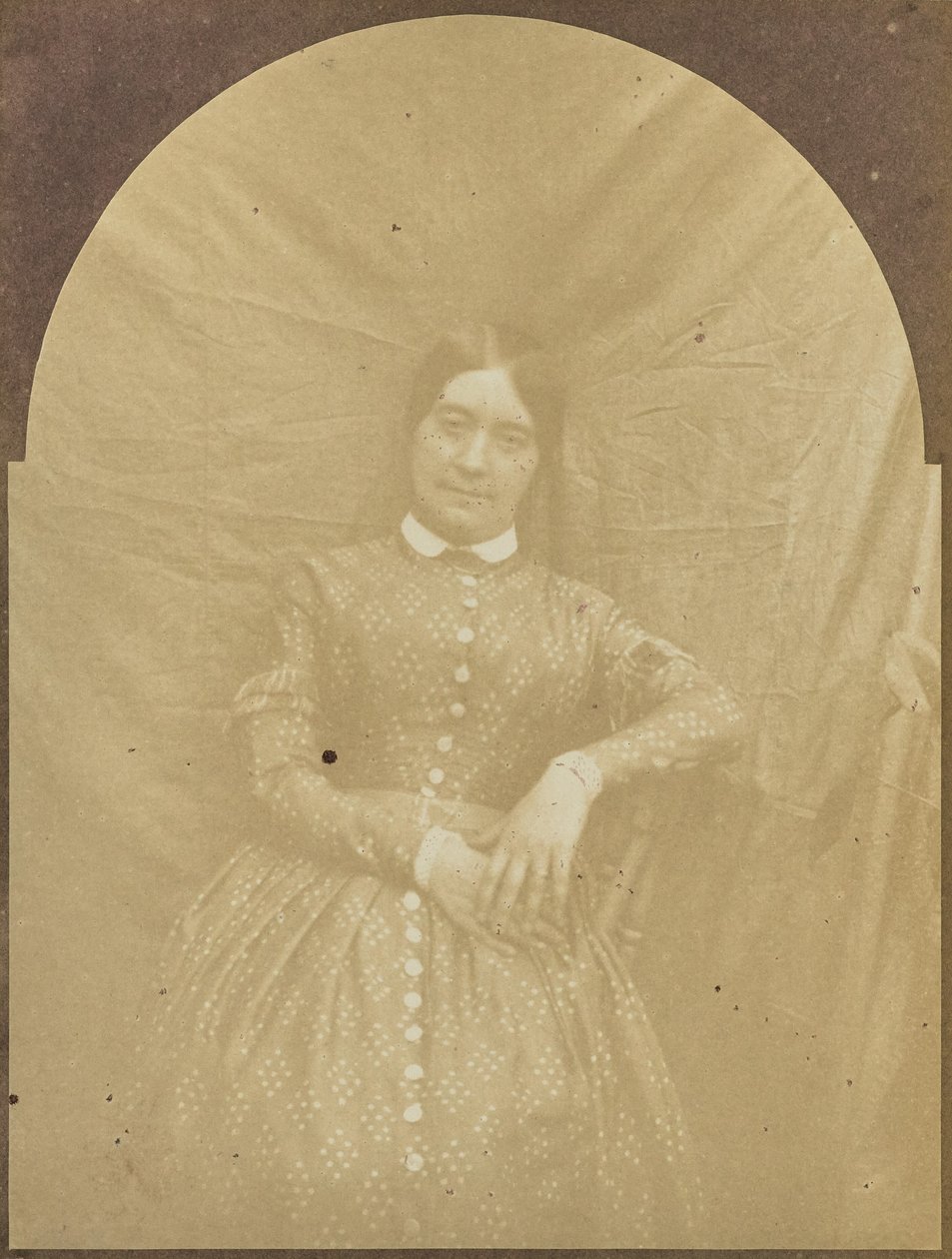 Portrait of a Seated Woman by Hippolyte Bayard