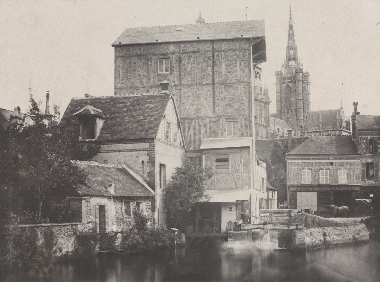 View of Évreux by Hippolyte Bayard