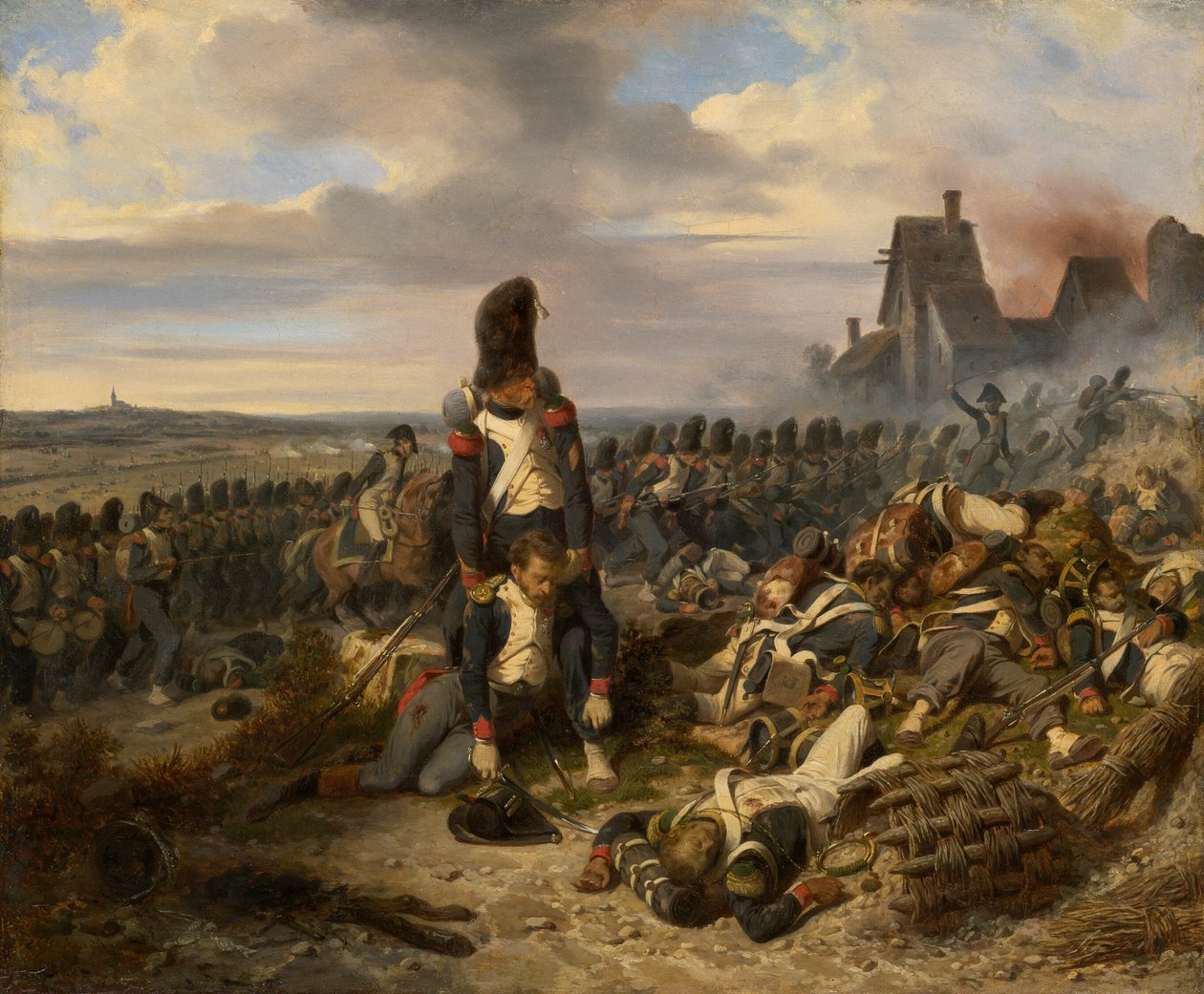 Battle Scene by Hippolyte Bellange
