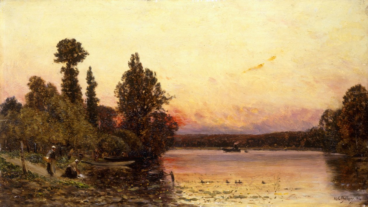 Sunset, At the River