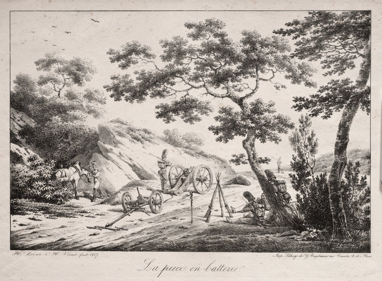 The Canon Ready to Fire by Hippolyte Lecomte