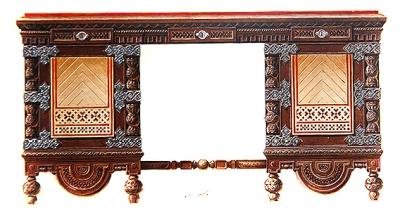 Design for a desk by Hippolyte Monighetti