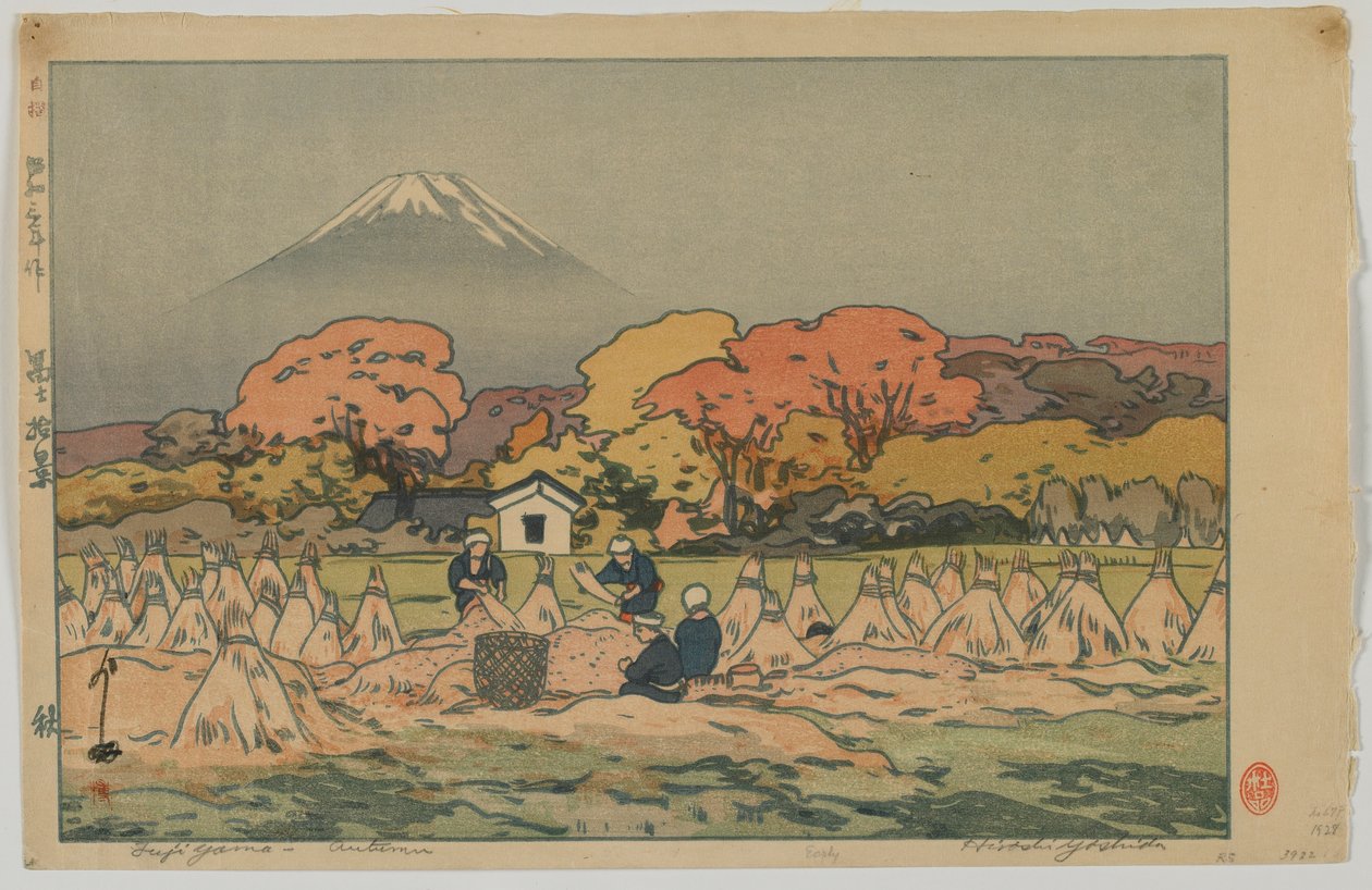 Fujiyama - Autumn, Showa era by Hiroshi Yoshida